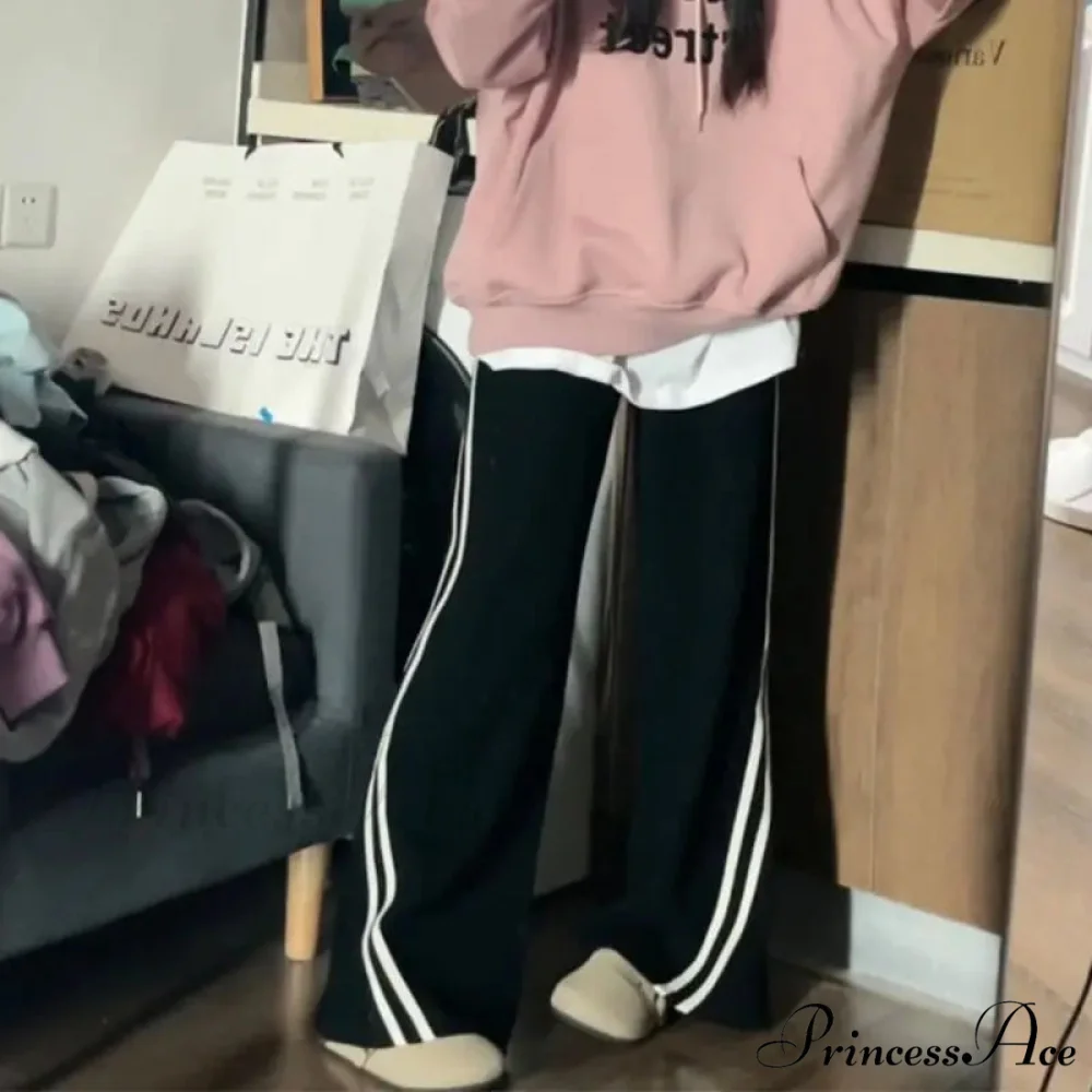 Soft Striped Winter Sweatpants Trousers - Image 4