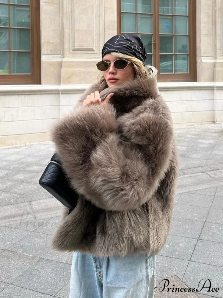 Soft Thick Winter Overcoat - Image 2