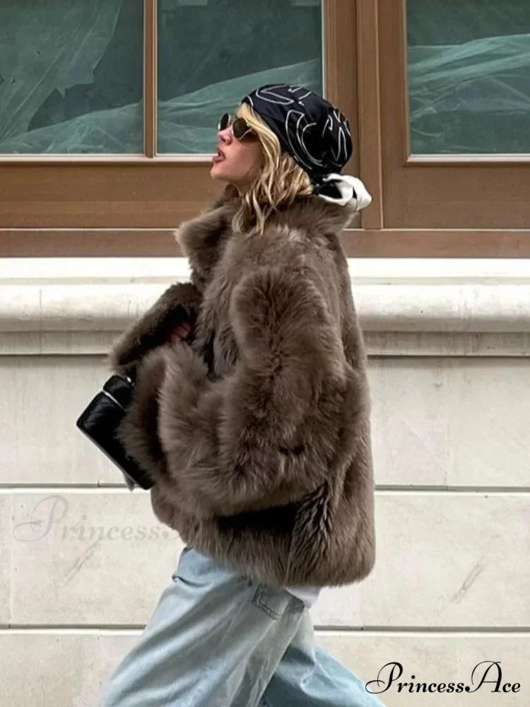 Soft Thick Winter Overcoat - Image 3
