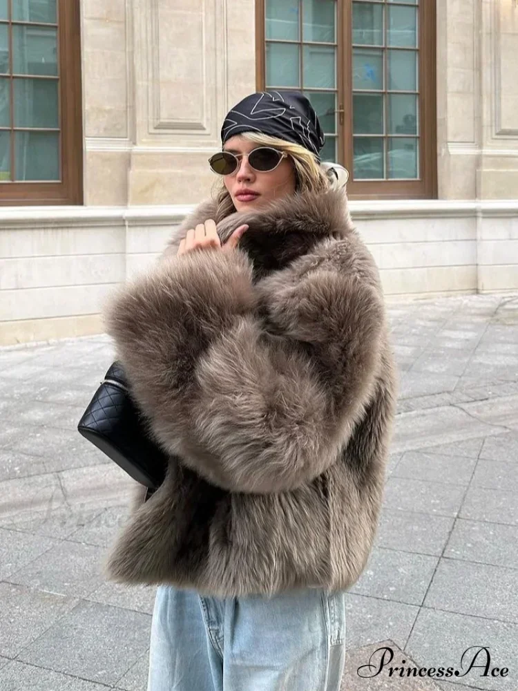 Soft Thick Winter Overcoat - Image 6