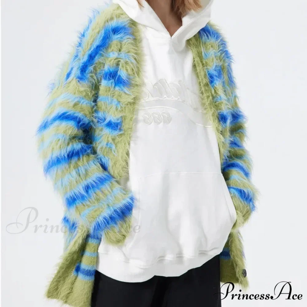 Soft V-neck Cropped Sweater Knitted Cardigan - Image 4