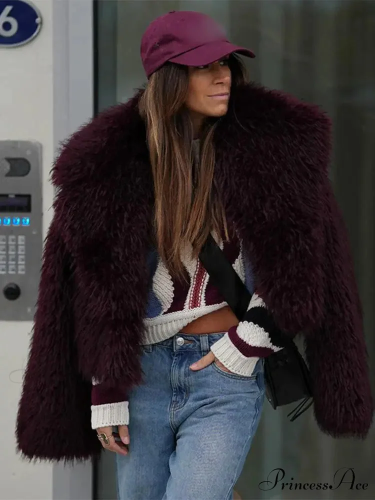 Softened Enlarged Lapel Cardigan Coat - Image 5
