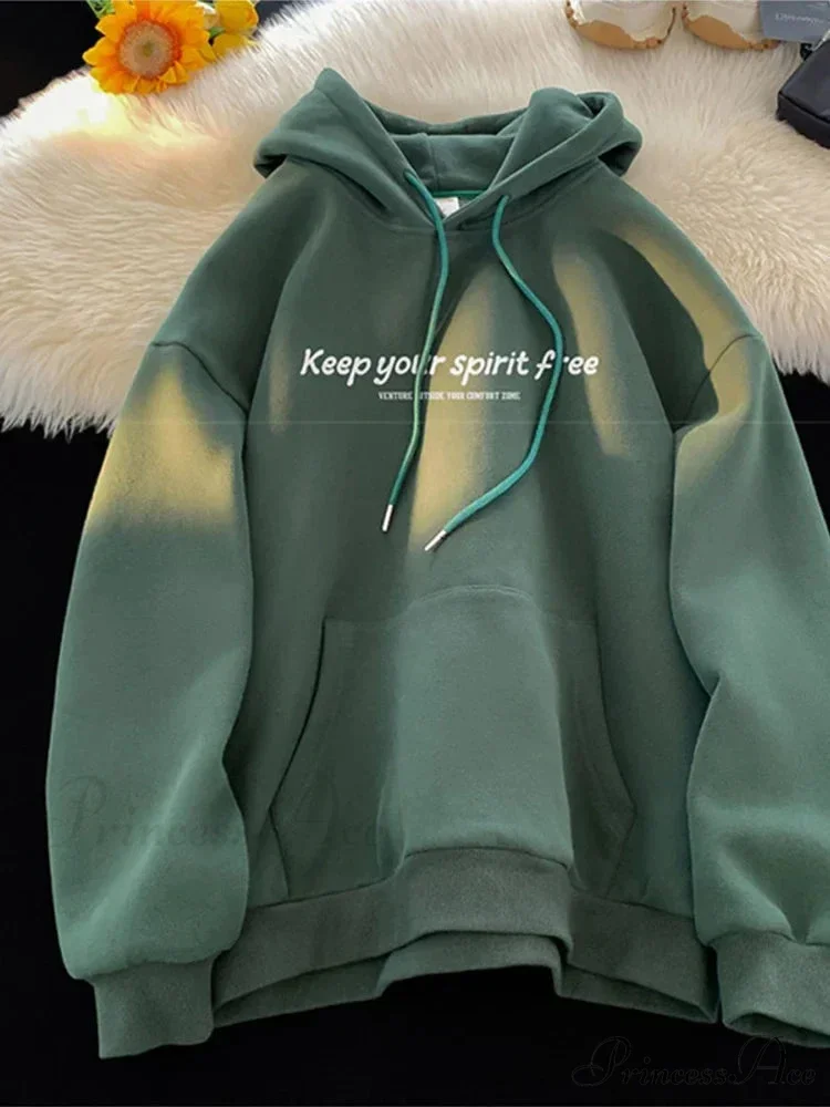 Soul Liberated Message Imprinted Hoodie - Image 11
