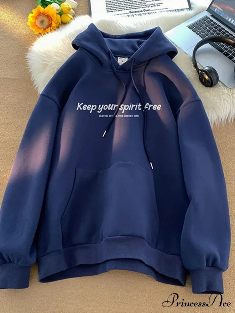 Soul Liberated Message Imprinted Hoodie - Image 14