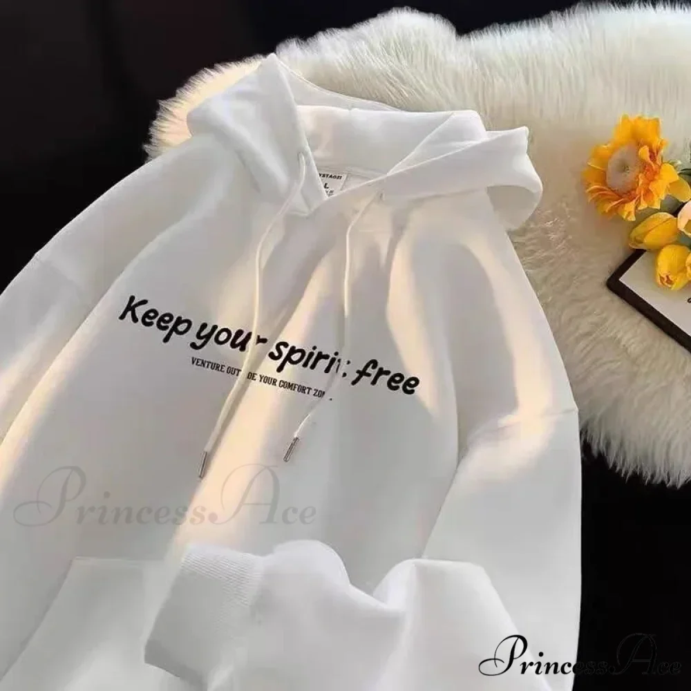 Soul Liberated Message Imprinted Hoodie - Image 4