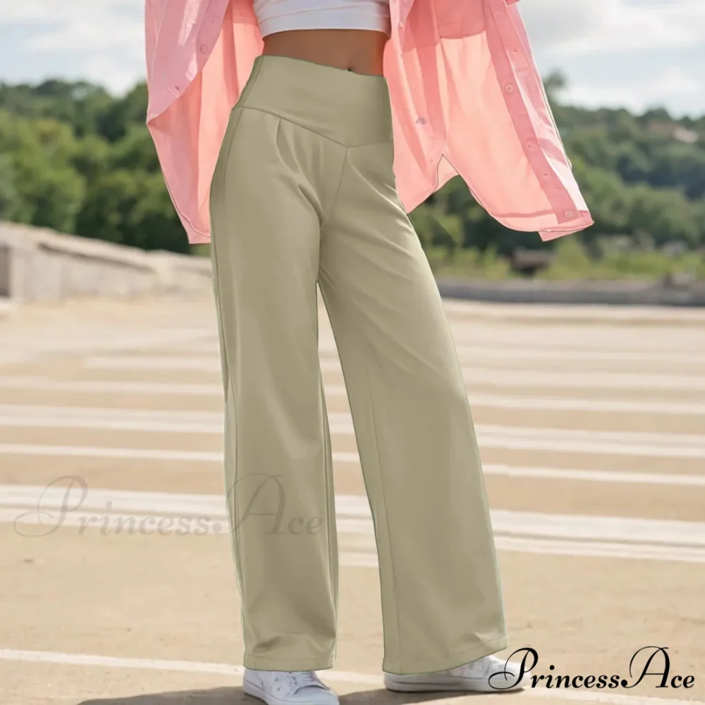Spacious Leg Yoga Trousers - Image 5