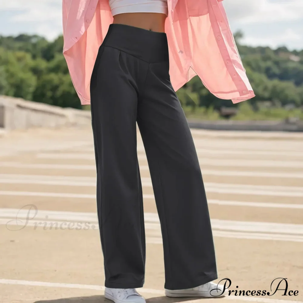 Spacious Leg Yoga Trousers - Image 7