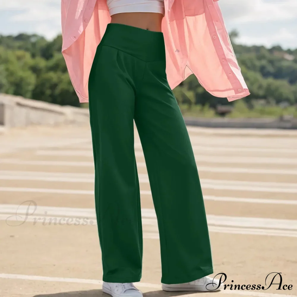 Spacious Leg Yoga Trousers - Image 8