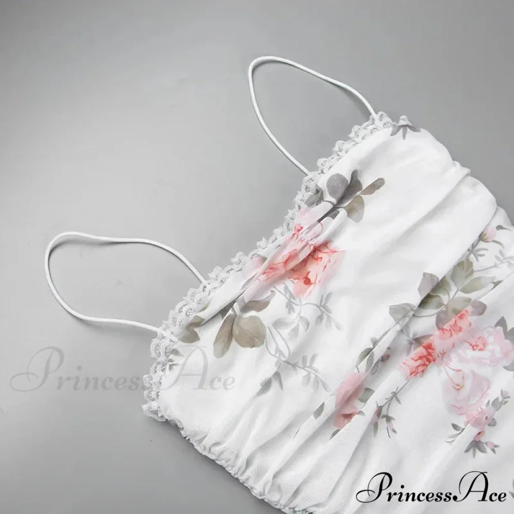 Spaghetti Strap Floral Midi Dress - Image 6
