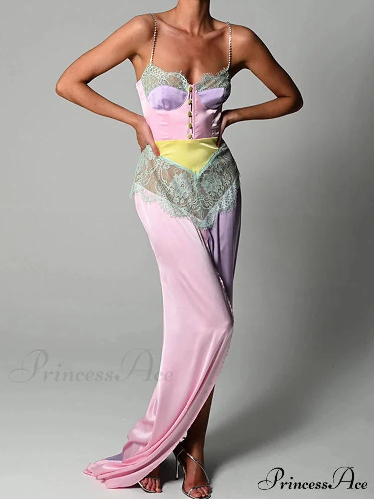 Sparkling Band Lace Mini Dress - Image 4