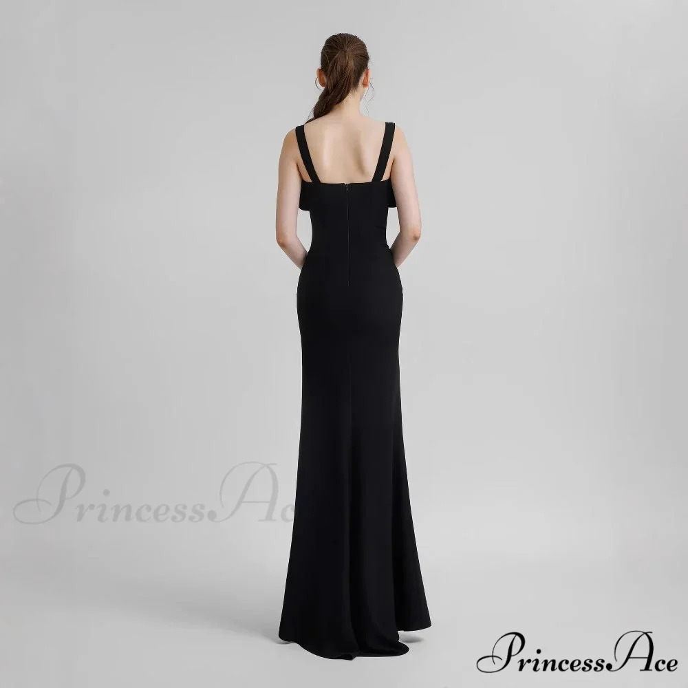 Sparkling Band Ribbon Split Sophisticated Prom Dress - Image 2
