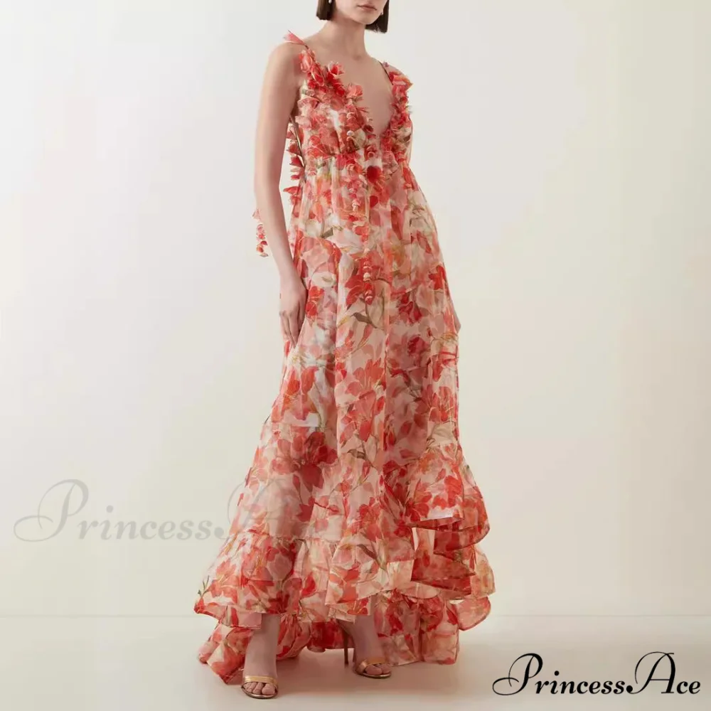 Sparkling Sequined Open Back Formal Gown - Image 2