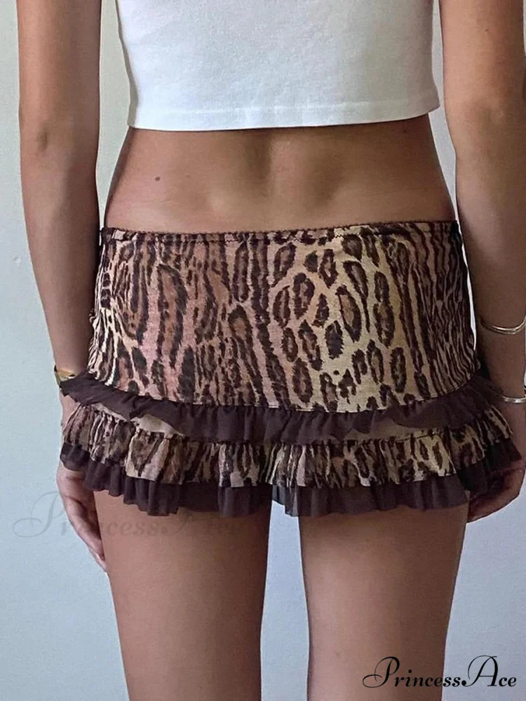Spotted Cinch Vintage Skirt - Image 6