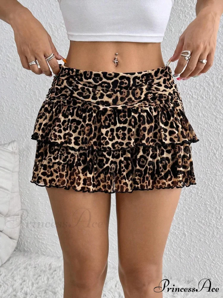 Spotted Layered Half Slip Skirt - Image 2
