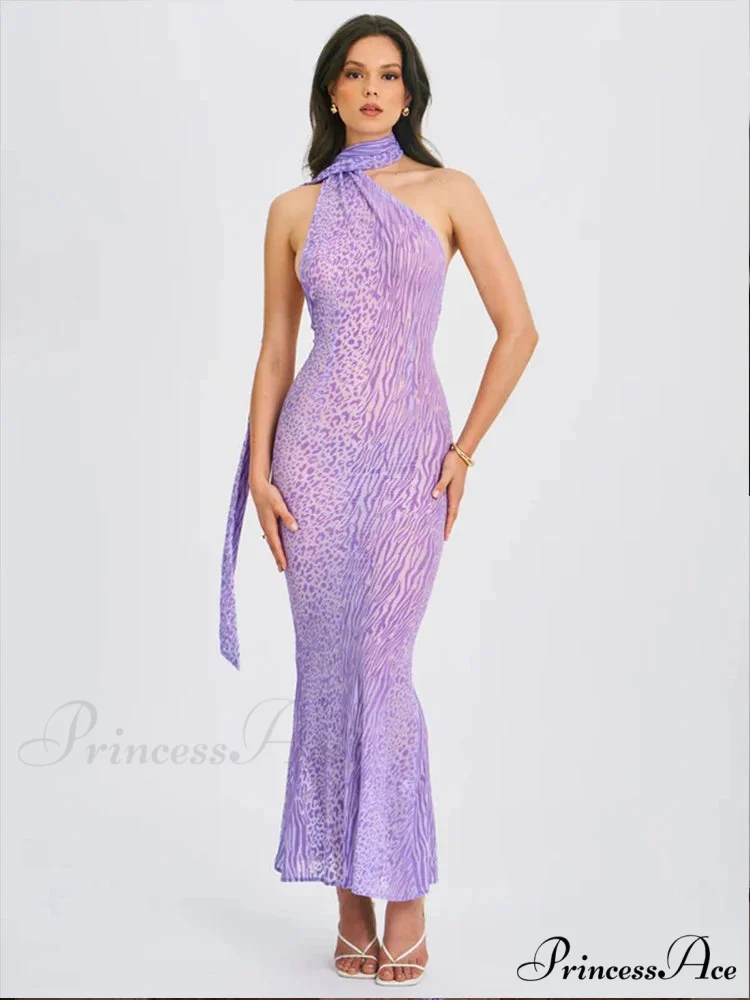 Spotted Pattern Mesh Holiday Dress - Image 2