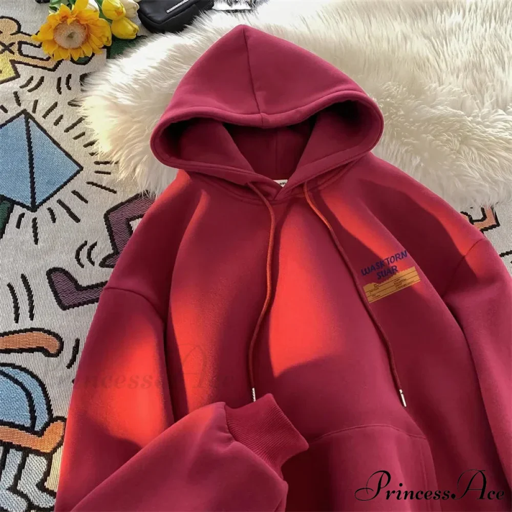 Spring Correspondence Graphic Urban Hoodie - Image 6