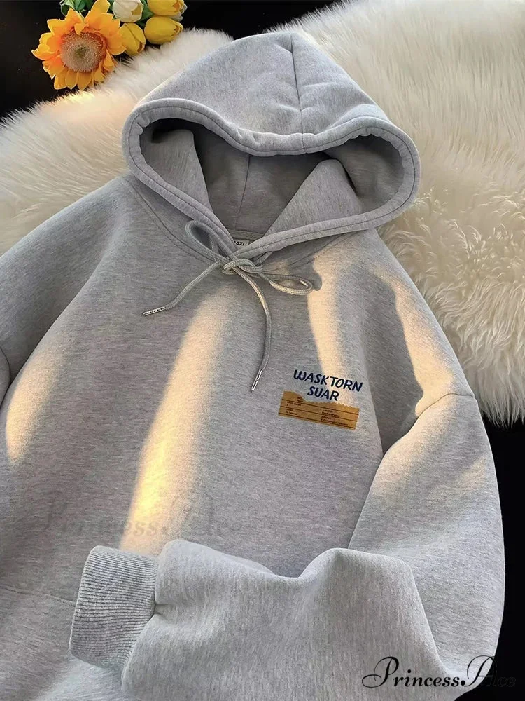 Spring Correspondence Graphic Urban Hoodie - Image 9