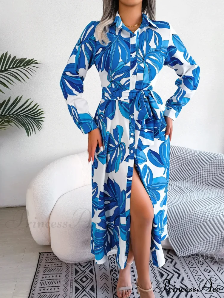 Spring Summer Contrast Floral Polo Collar Shirt Floral Dress

Modified Title: Spring Summer Different Flower Polo Neck Shirt Flower Dress - Image 7
