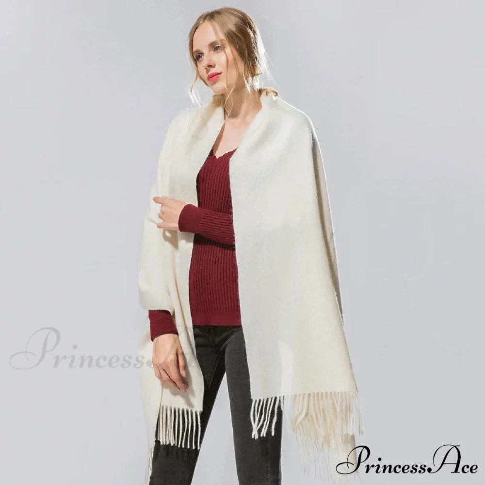 Spring Winter Firm Cashmere Scarf - Image 2