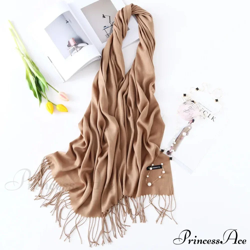 Spring Winter Firm Cashmere Scarf - Image 35