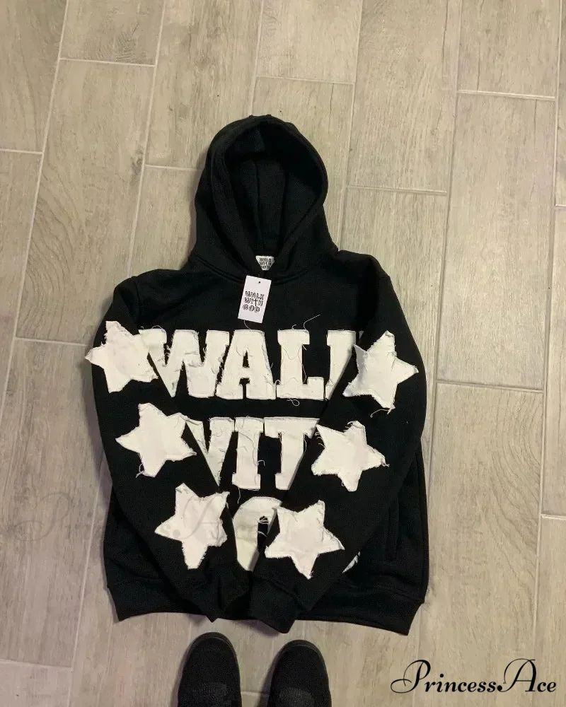 Stellar Patch Embroidery Hoodie - Image 3