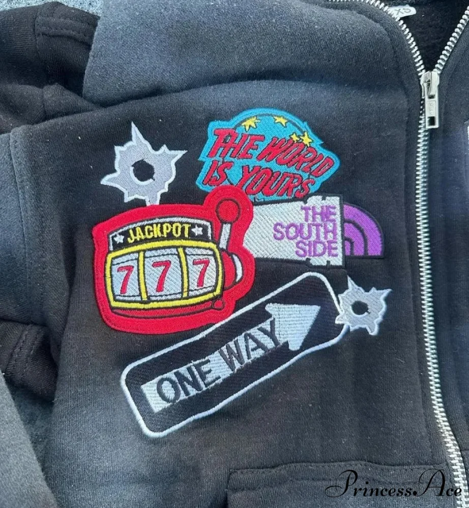 Stitched Zip Hoodie - Image 2
