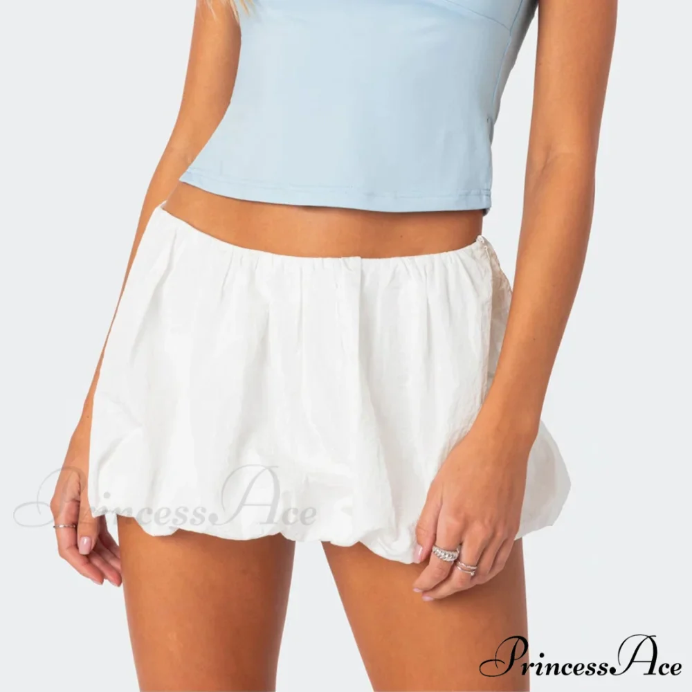 Stretchy Waist Flared Summer Skirt - Image 2