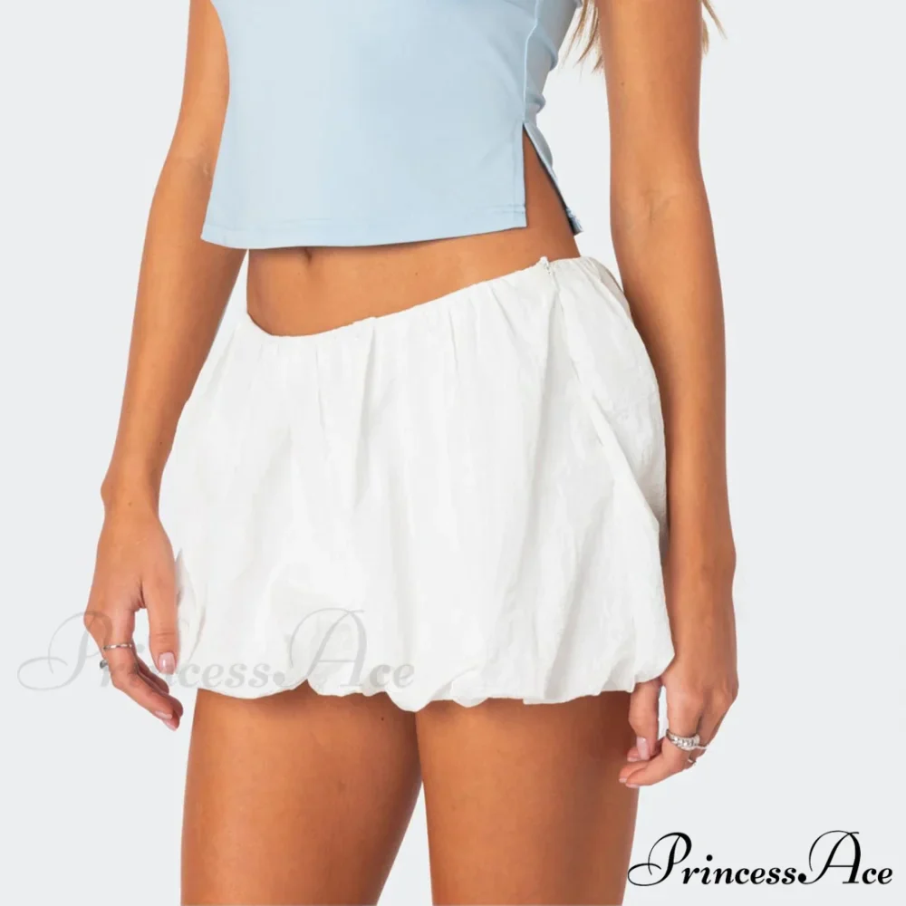 Stretchy Waist Flared Summer Skirt - Image 3