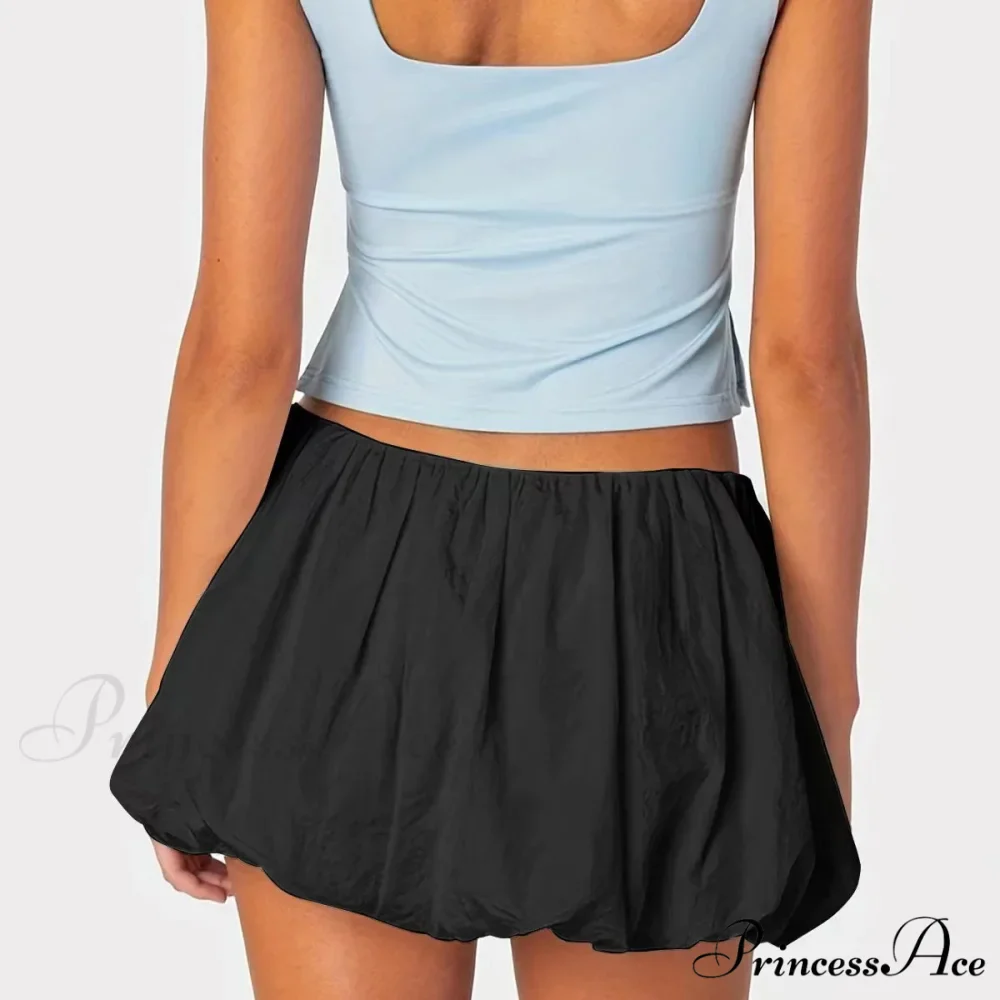 Stretchy Waist Flared Summer Skirt - Image 6