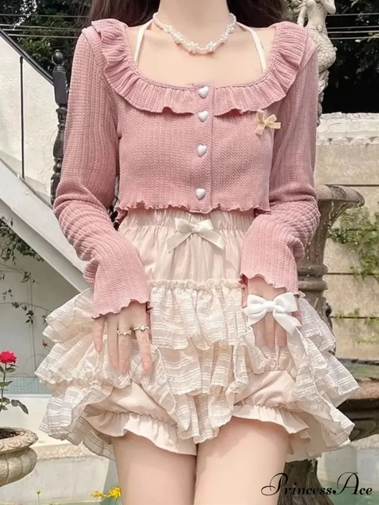 Stretchy Waist Lace Skirt - Image 6