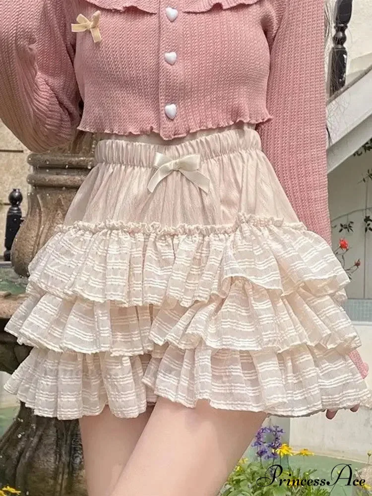 Stretchy Waist Lace Skirt - Image 7
