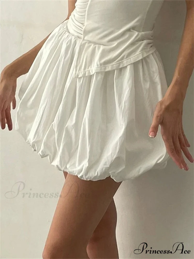 Stretchy Waist Monochrome Tutu Skirt - Image 2