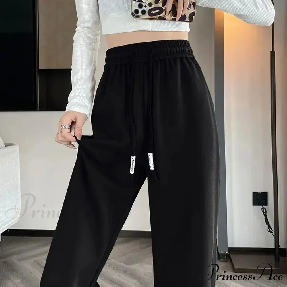 Striped Athletic Informal High Waist Trousers - Image 4