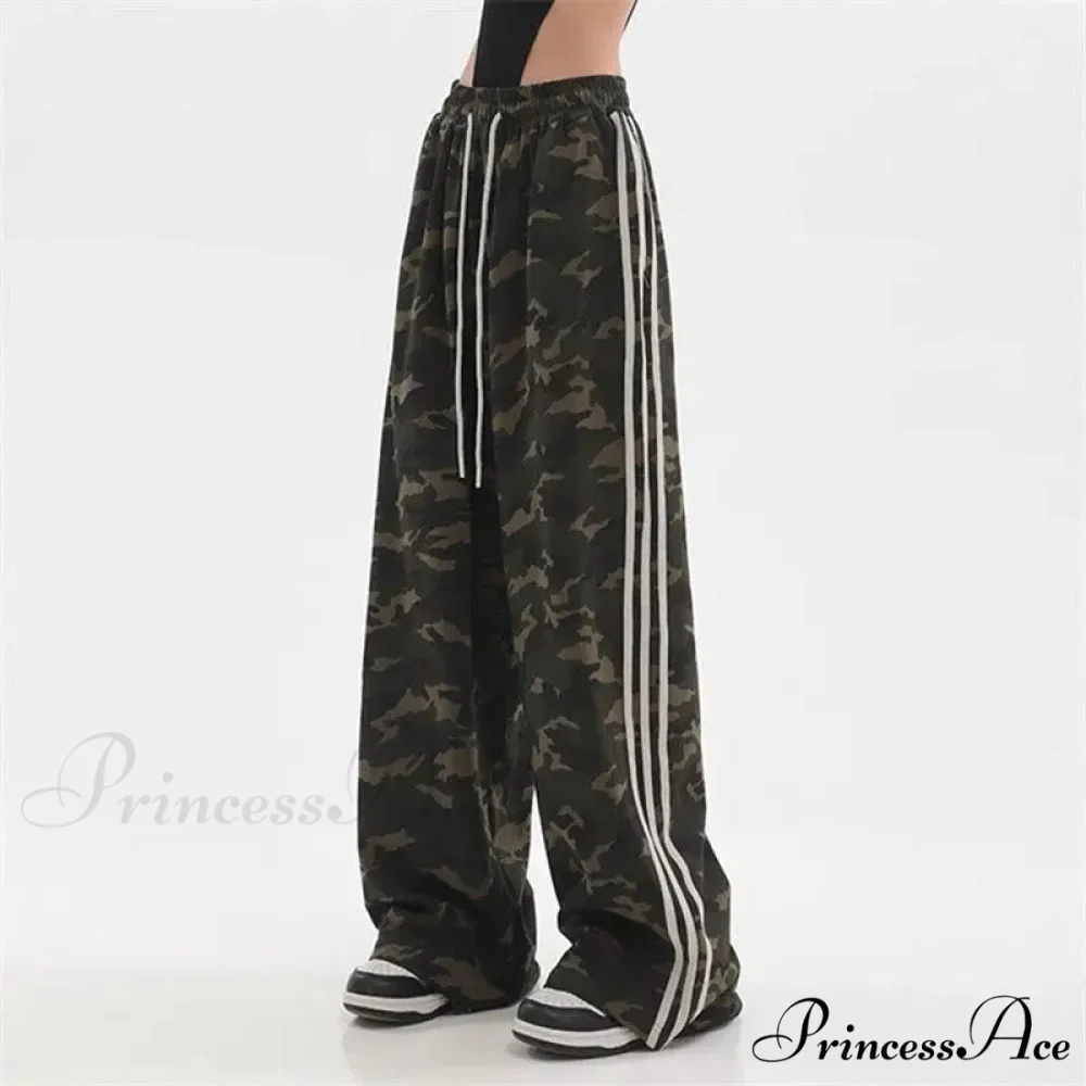 Striped Baggy Jogging Trousers - Image 5
