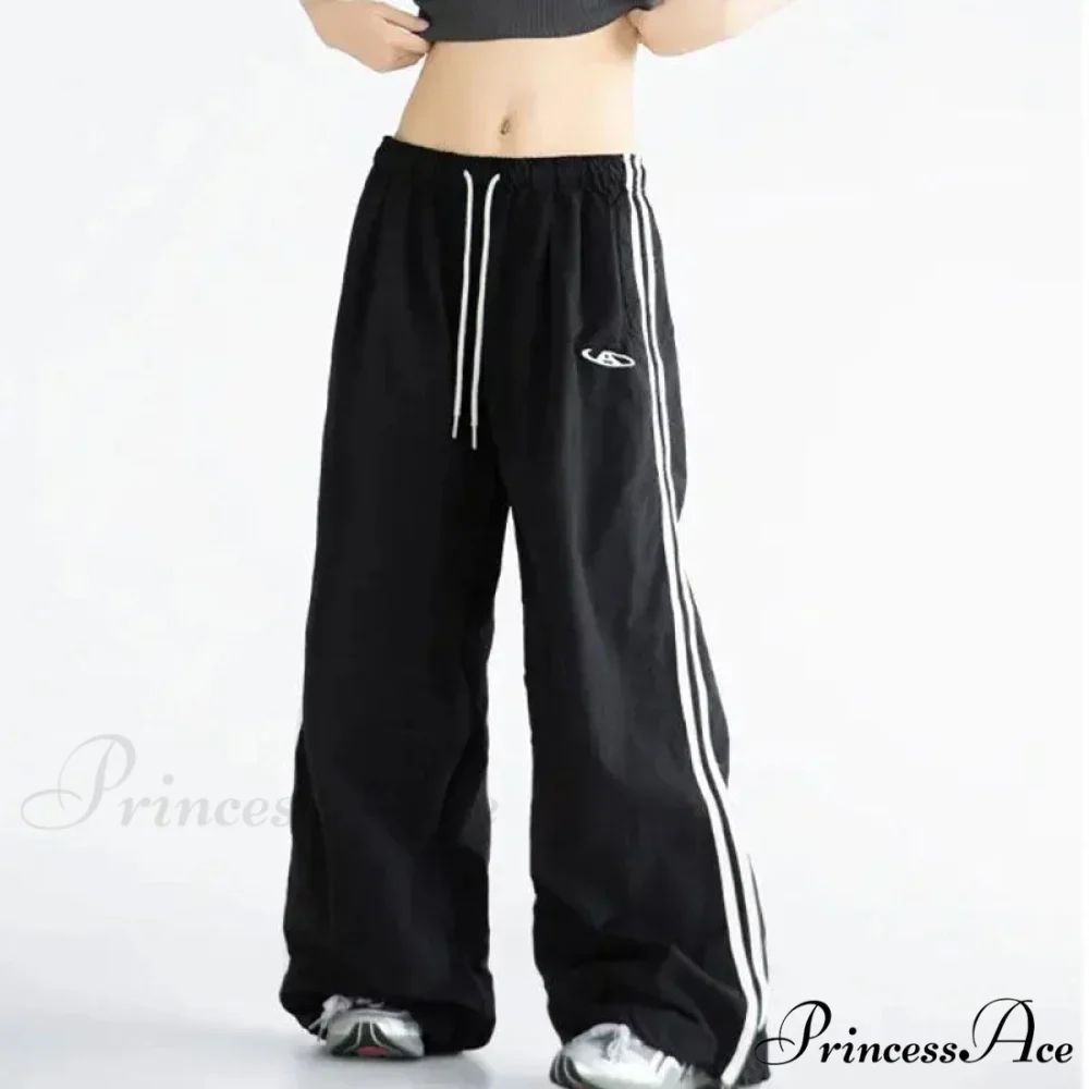 Striped Retro Women Sweatpants Trousers - Image 6