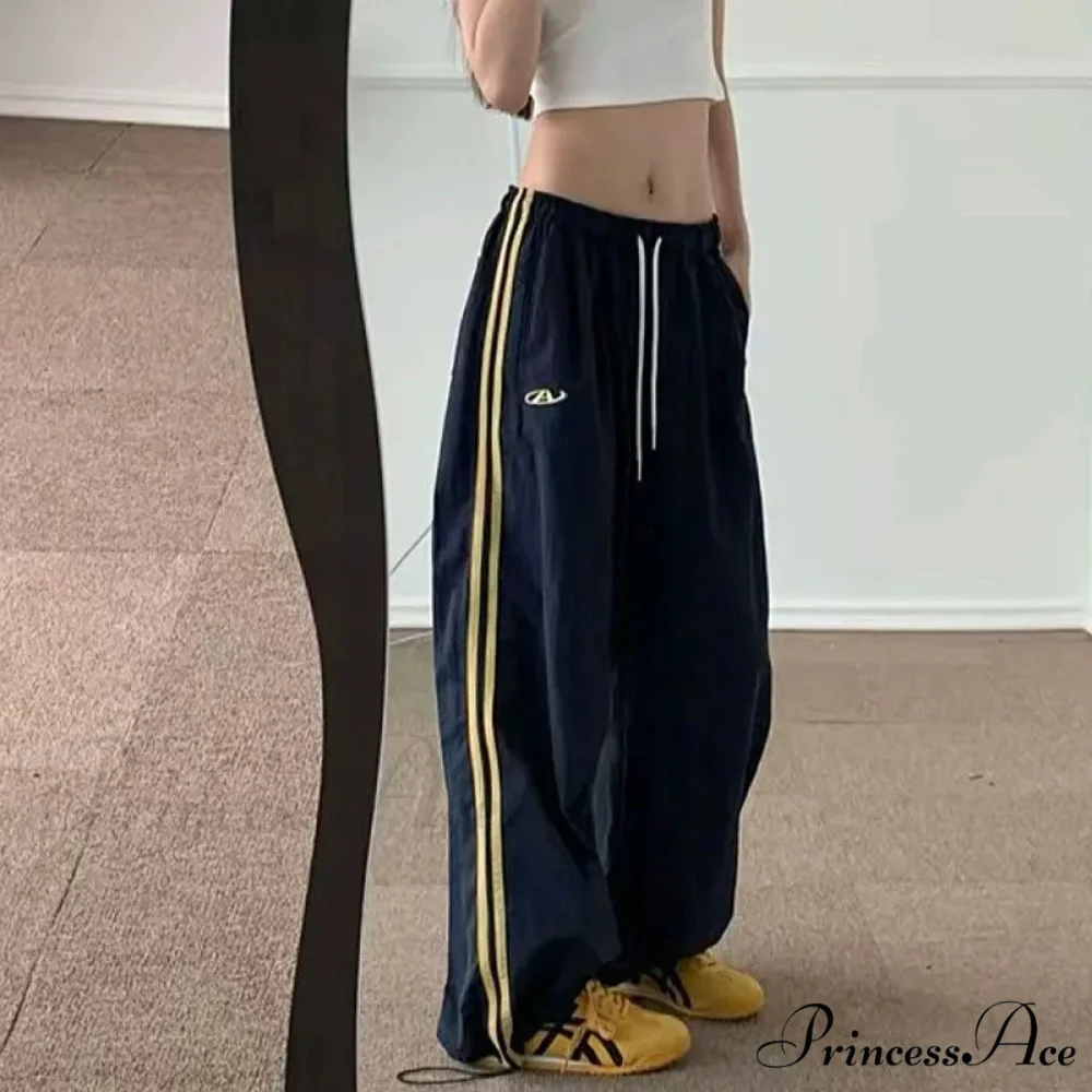 Striped Retro Women Sweatpants Trousers - Image 7