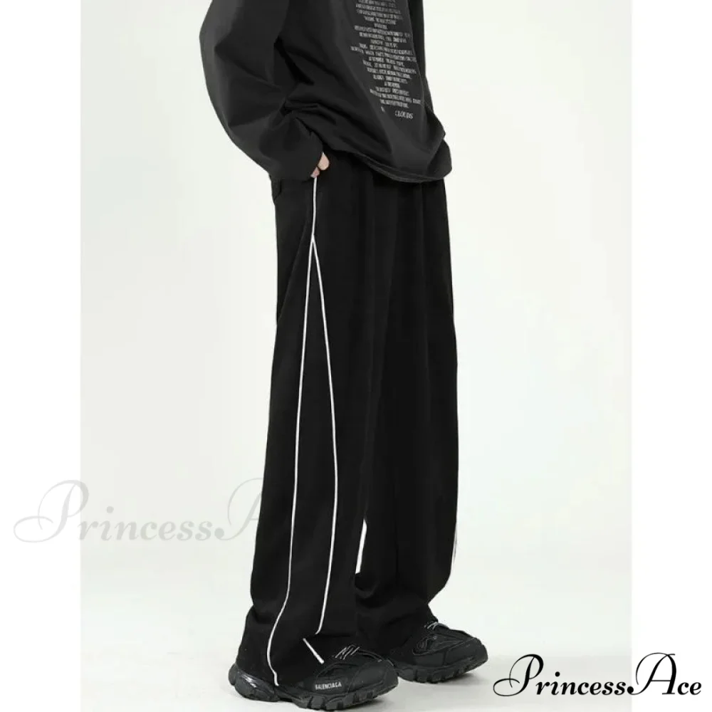 Striped Sweatpants Baggy Trousers - Image 2