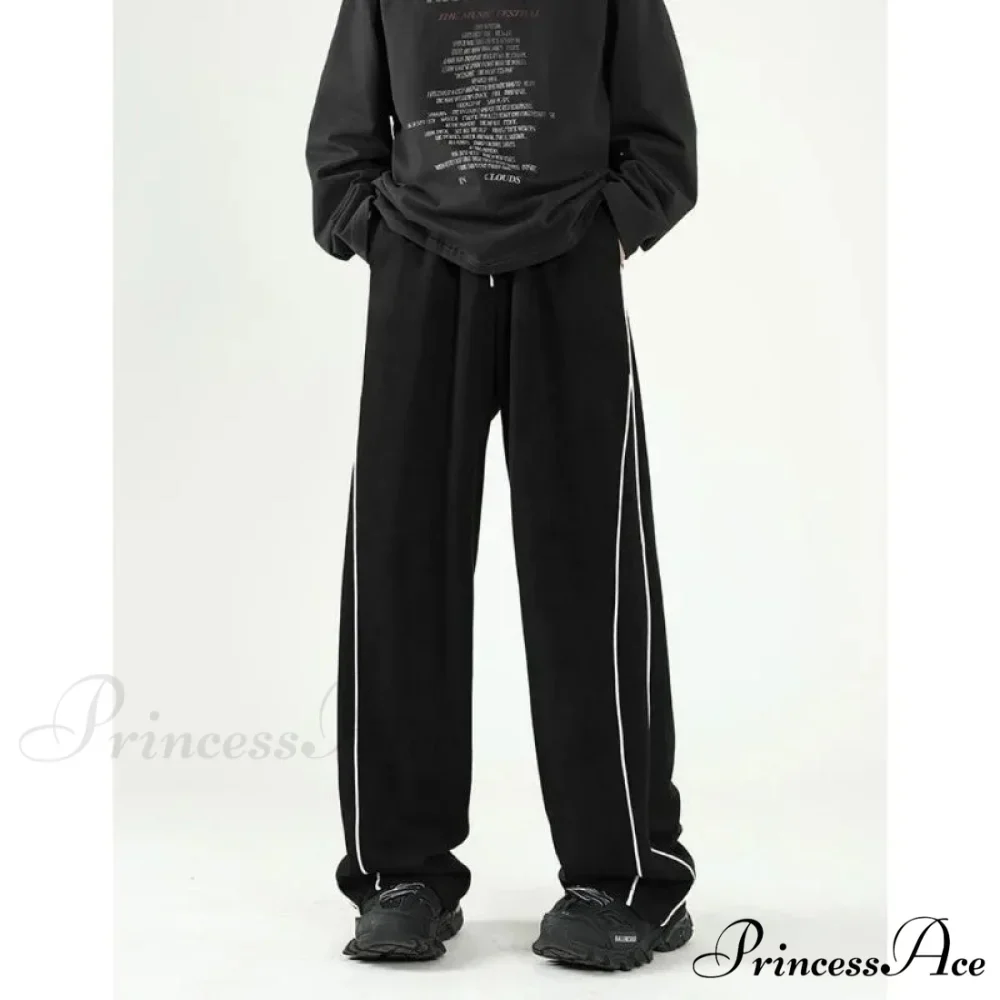 Striped Sweatpants Baggy Trousers - Image 5