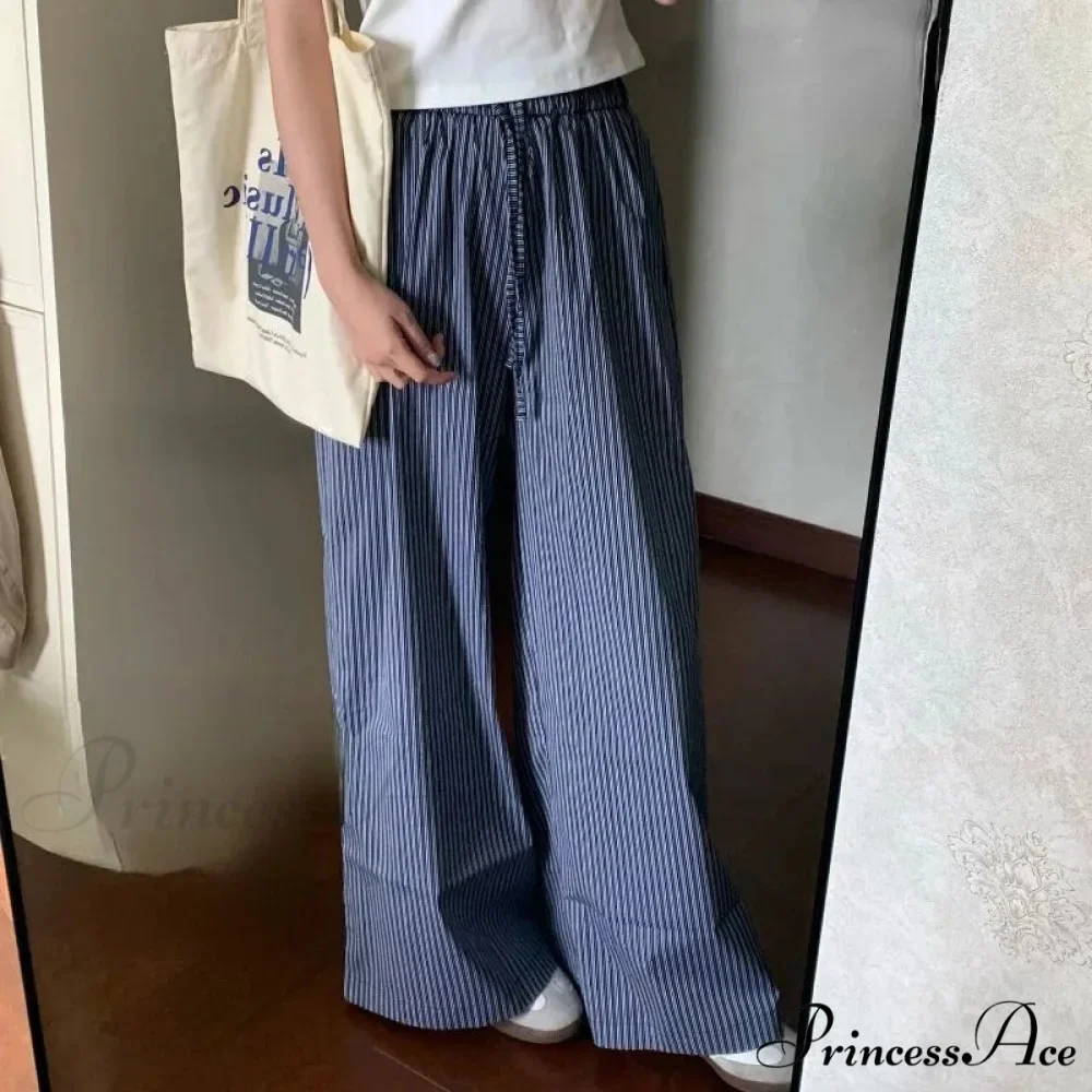 Striped Y2K Women Informal Stretchy Trousers - Image 4