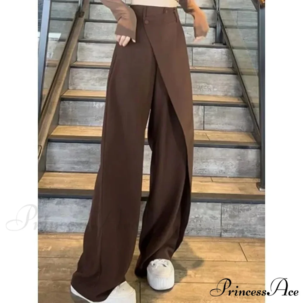 Stylish Antique Dark Suit Trousers Women - Image 4
