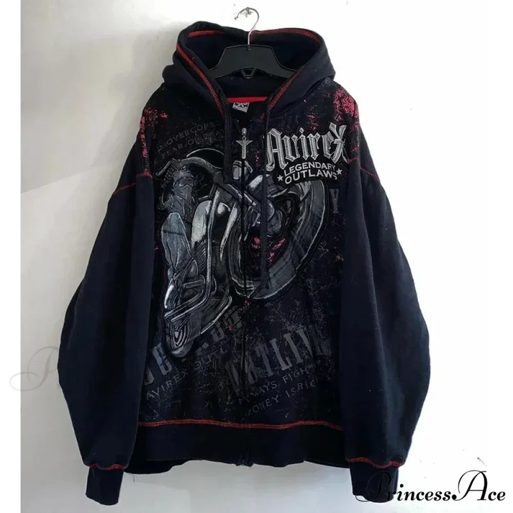 Stylish Baggy Plus Size Hoodie - Image 13