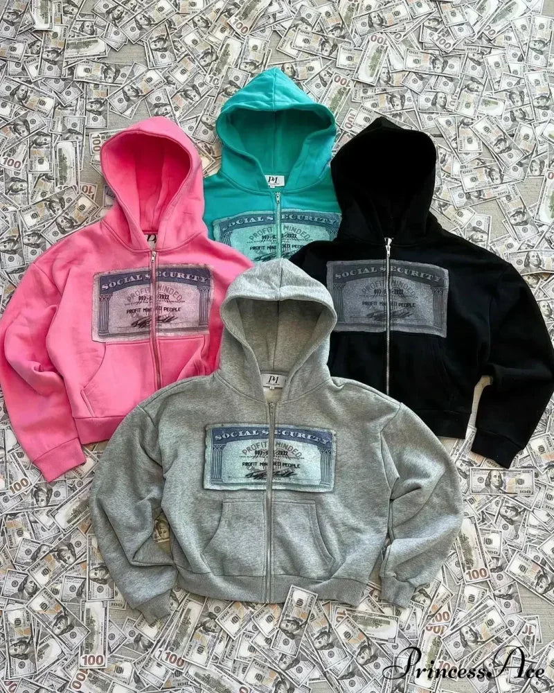 Stylish Brand Printed Hoodie - Image 4