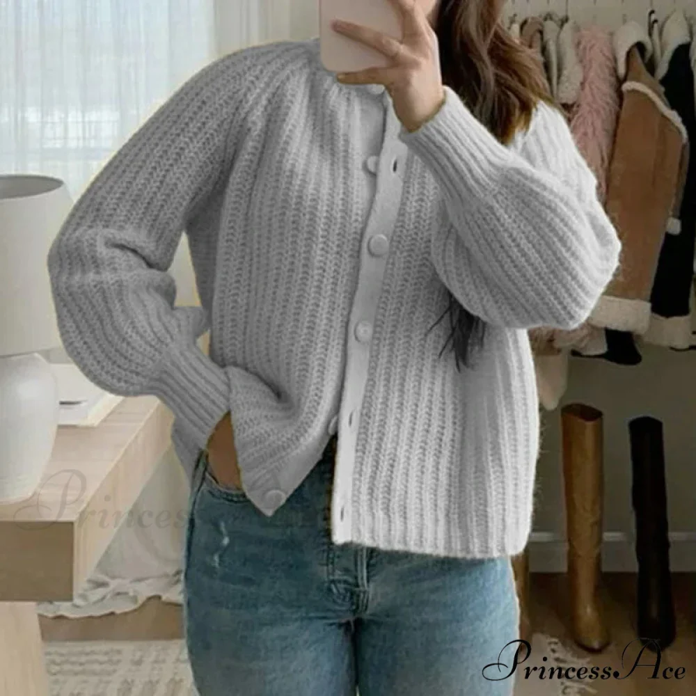 Stylish Button Up Retro 2000s Cardigan - Image 6