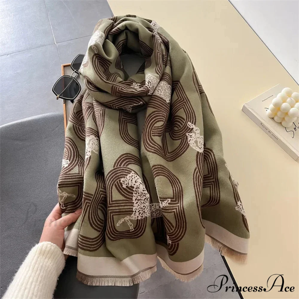 Stylish Cashmere Pashmina Scarf - Image 6