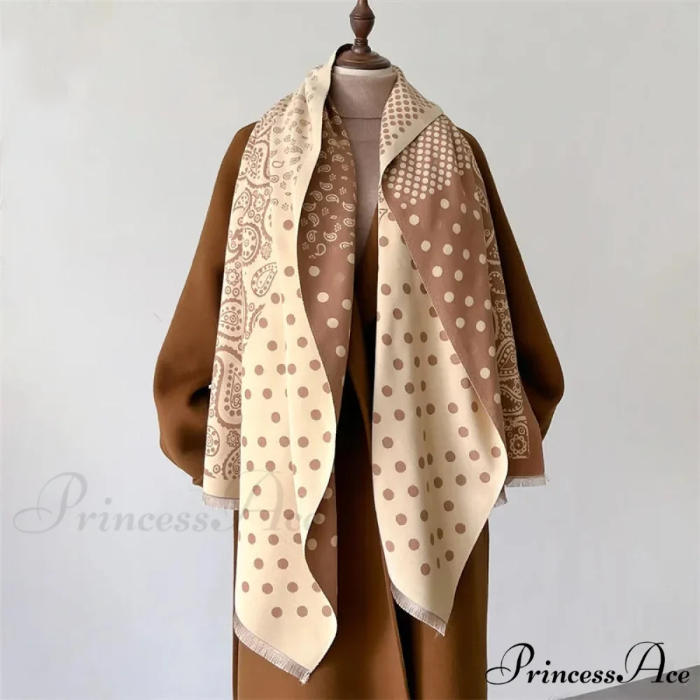 Stylish Pattern Pashmina Winter Scarf - Image 5