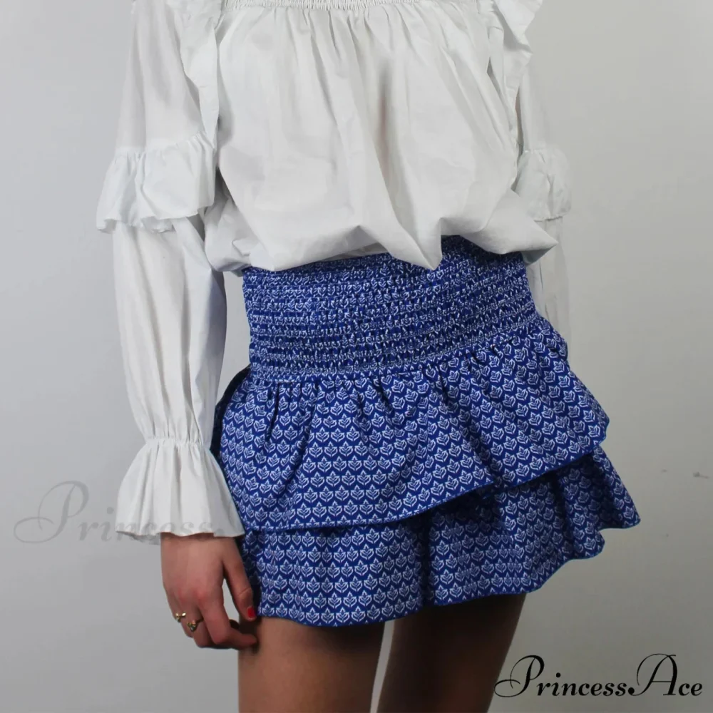 Stylish Printed Pleated Skirt - Image 4