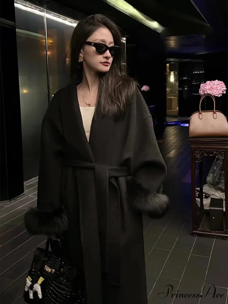 Stylish Tan Woolen Tops Overcoat - Image 4