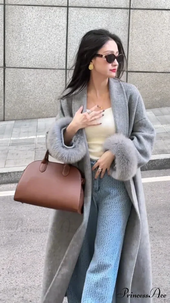 Stylish Tan Woolen Tops Overcoat - Image 6