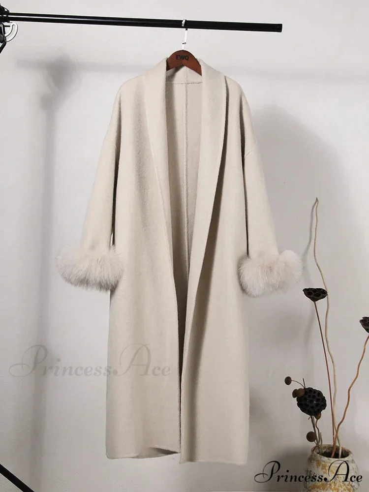 Stylish Tan Woolen Tops Overcoat - Image 9