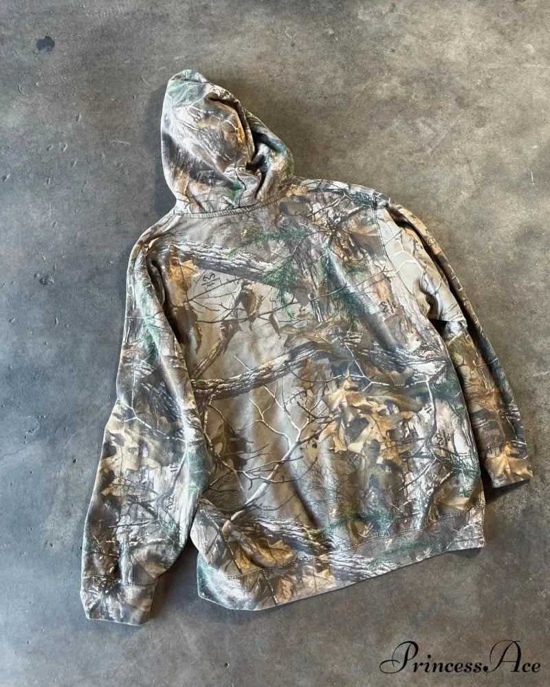 Stylish Trend Fleece Padded Zipper Hoodie - Image 4